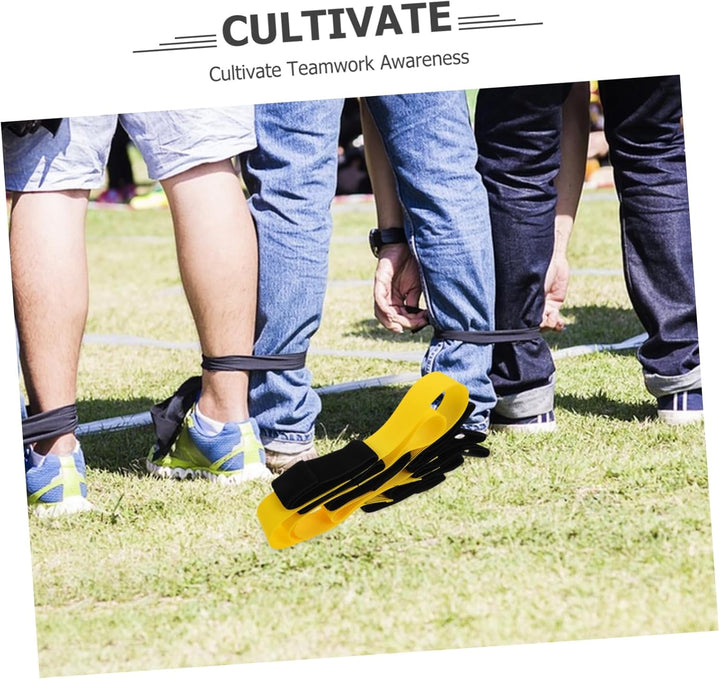 TOYANDONA 2stücke Giant Footsteps Band Spiel Für Junge Mädchen Und Erwachsene Teambuilding Aktivität