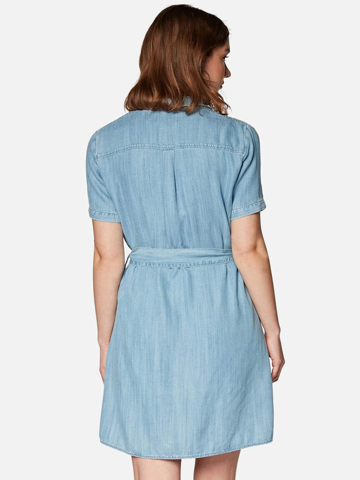 Mavi Denim Dress; Light Indigo