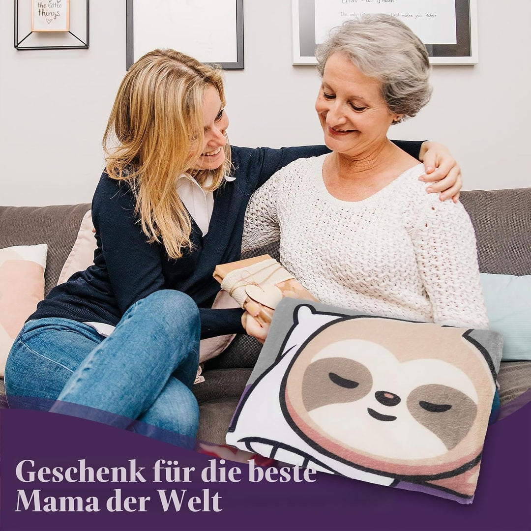 Muttertagsgeschenke für Mama, Lustig Geschenk für Mama Kuscheldecke zum Muttertag Geburtstag Valenti