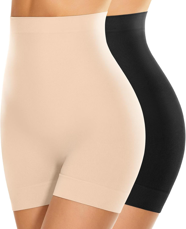 SIMIYA Bauchweg Unterhose Damen Hohe Taille Shapewear Leichte Bauchkontrolle Nahtlose Miederhose Leg