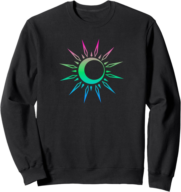 Polysexueller Himmlischer Spiritueller Poly Pride Sun Moon Sweatshirt