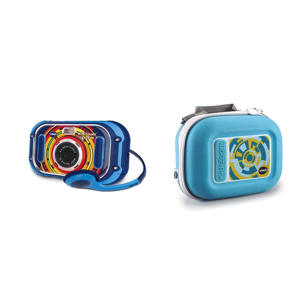 VTech KidiZoom Touch 5.0 – Kinderkamera mit Touchscreen, Selfie- und Videofunktion, Effekten, Spiele