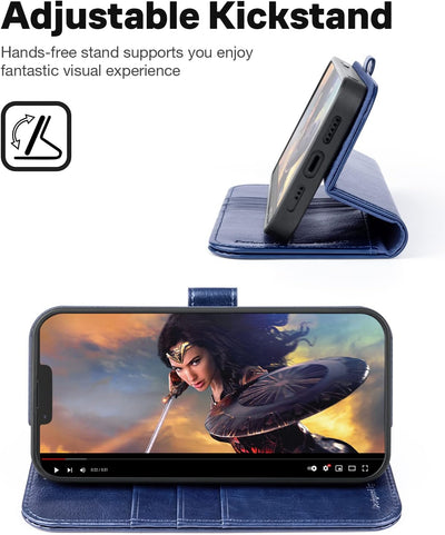 OCASE Abnehmbare Hülle iPhone 14 Handyhülle 5G[Magnetische Hülle] [Kabelloses Laden] [Displayschutz]