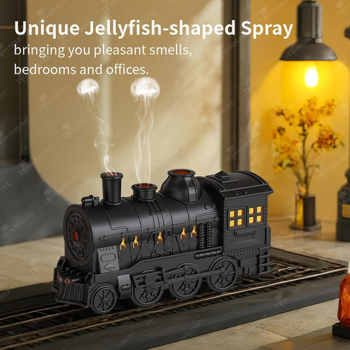 Diffuserlove Luftbefeuchter Zug Diffusor 300ML Kaltnebel Luftbefeuchter Aroma öl Diffuser Humidifier