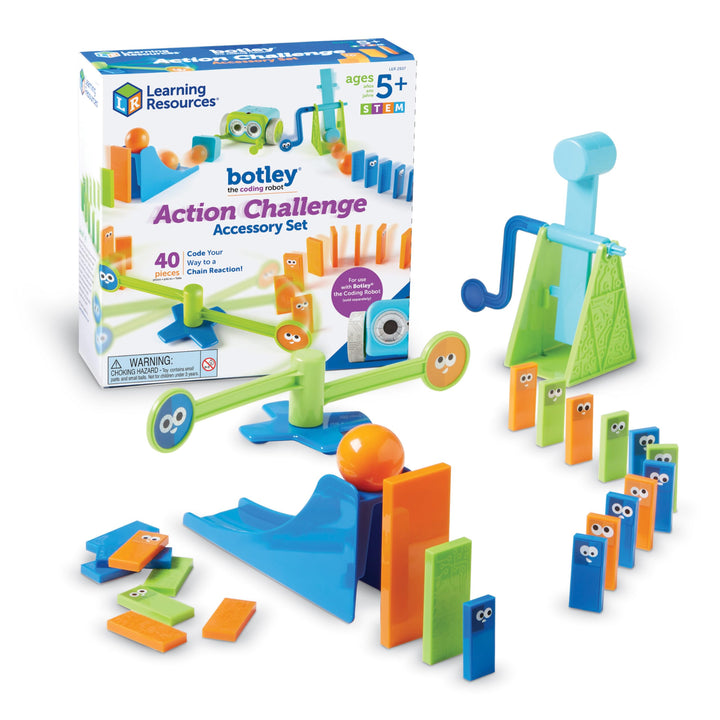 Learning Resources Botley Aktion-Ergänzungsset, Ab 5 Jahren, Zubehör für programmierbare Roboter, Fö