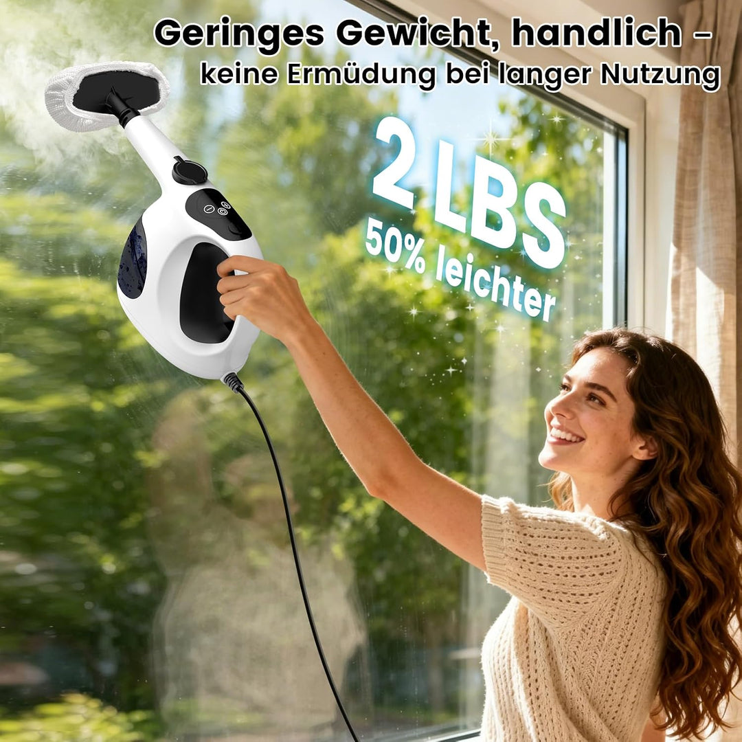 Granarbol 400ml Dampfreiniger-Handgerät, Leicht, 15s Schnellheizung Schwarz, Schwarz