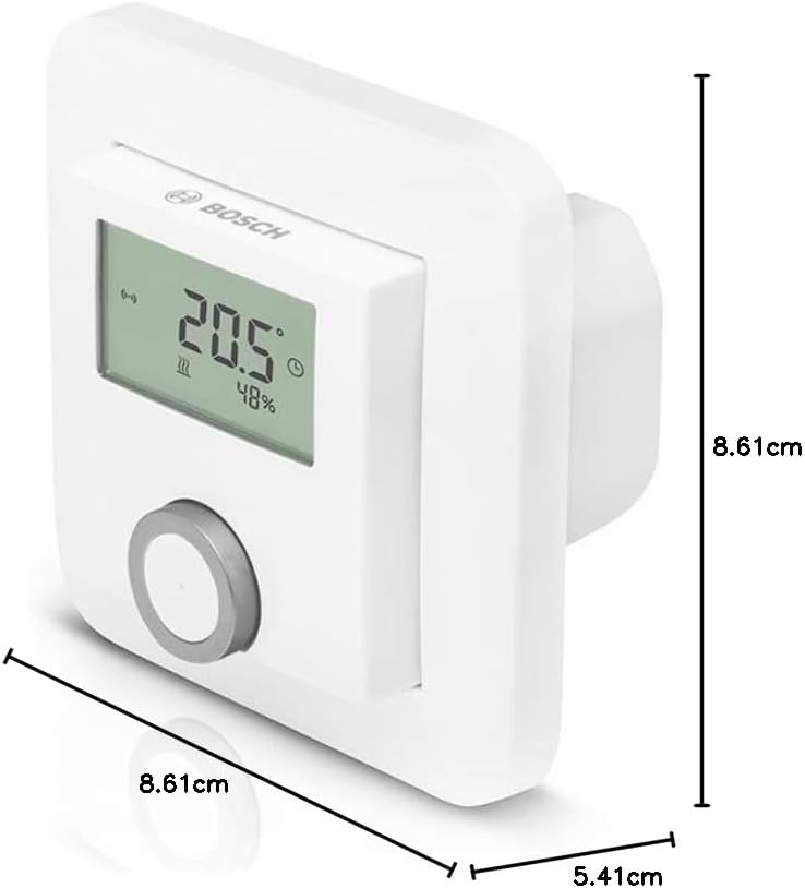 Bosch Smart Home Raumthermostat für Fussbodenheizungen mit kabelgebundener Steuerung, 24 V, kompatib