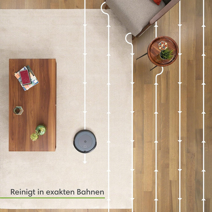 iRobot Roomba i3 (i3152) App-steuerbarer Saugroboter (Staubsauger Roboter), 2 Gummibürsten für alle