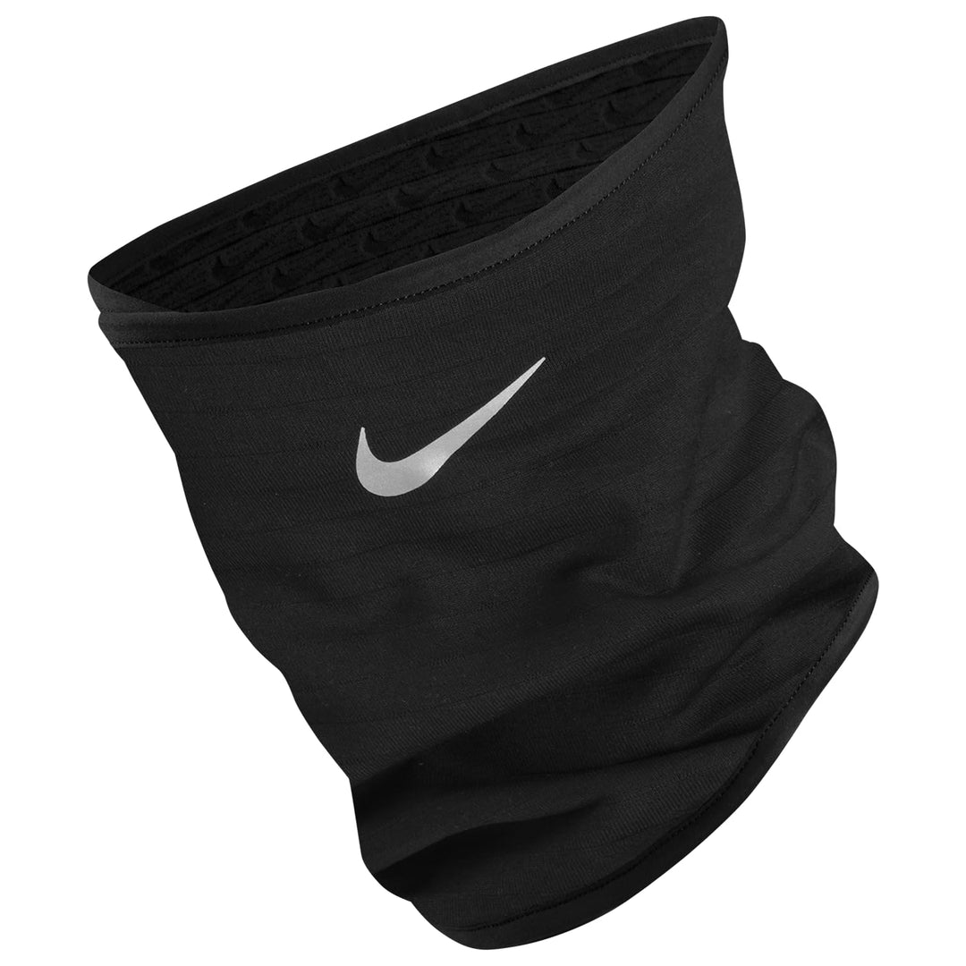 Nike Herren Therma Sphere Laufoberteil Mit Halbreissverschluss L-XL Schwarz / Schwarz / Silberfarben