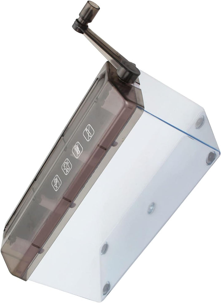 Aktenvernichter, Manueller Aktenvernichter für Breite Anwendung, Langlebig für Besprechungen (Schwar