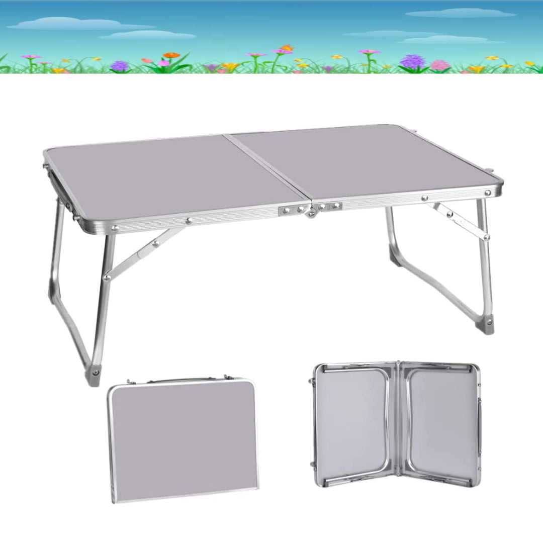 Laptop-Schreibtisch, Bett-Tablett, Tisch mit Griff, Aluminium, faltbar, tragbar, Picknicktisch, Note