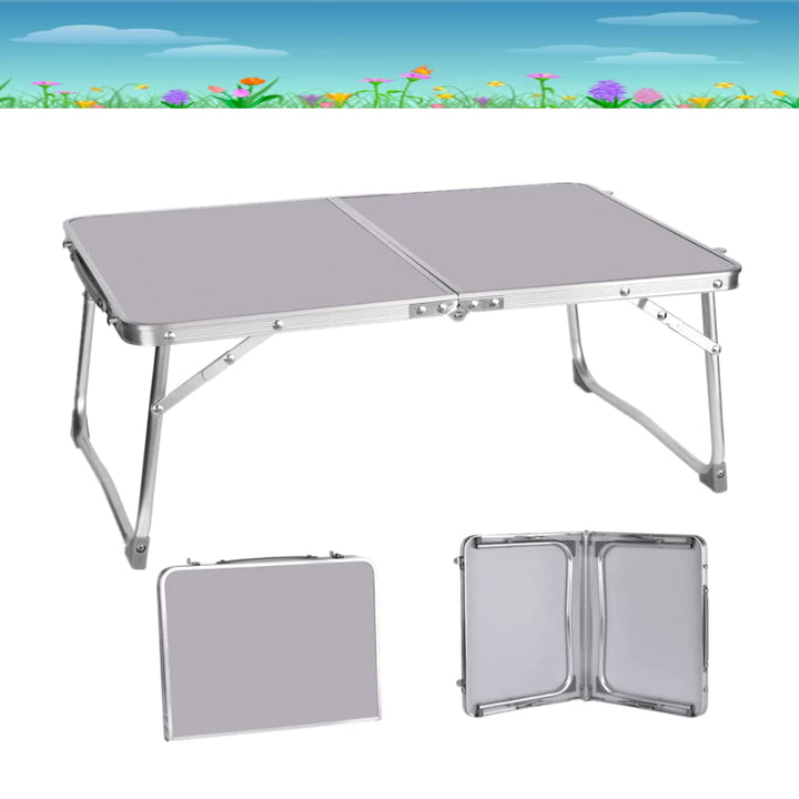 Laptop-Schreibtisch, Bett-Tablett, Tisch mit Griff, Aluminium, faltbar, tragbar, Picknicktisch, Note