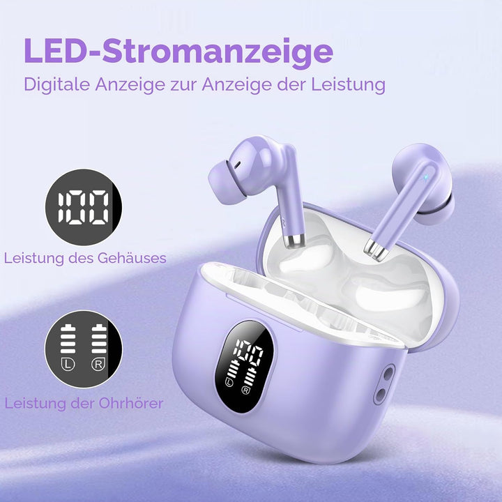 2025 Neue Bluetooth 5.4 Kopfhörer, QXQ Kopfhörer Kabellos Sport In Ear Headphones mit 4 ENC Mic, 40