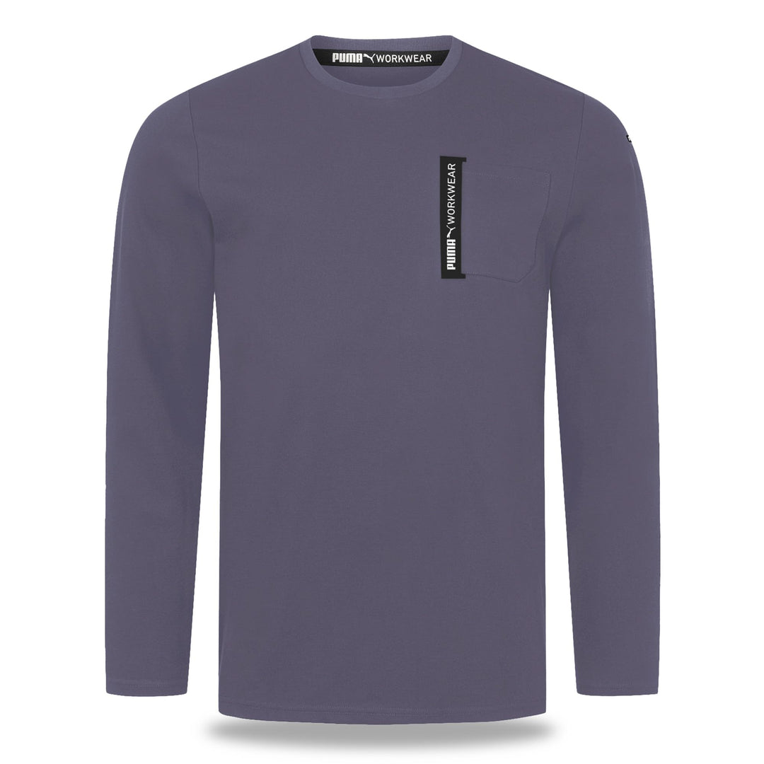 PUMA Workwear Advanced Kollektion - Longsleeve Herren Pullover - Brusttasche und Utility Fach an der