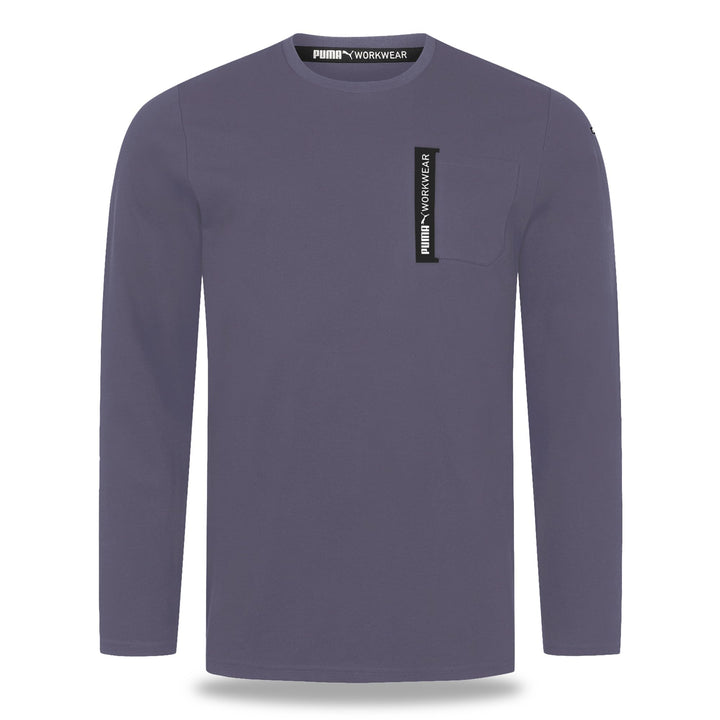 PUMA Workwear Advanced Kollektion - Longsleeve Herren Pullover - Brusttasche und Utility Fach an der