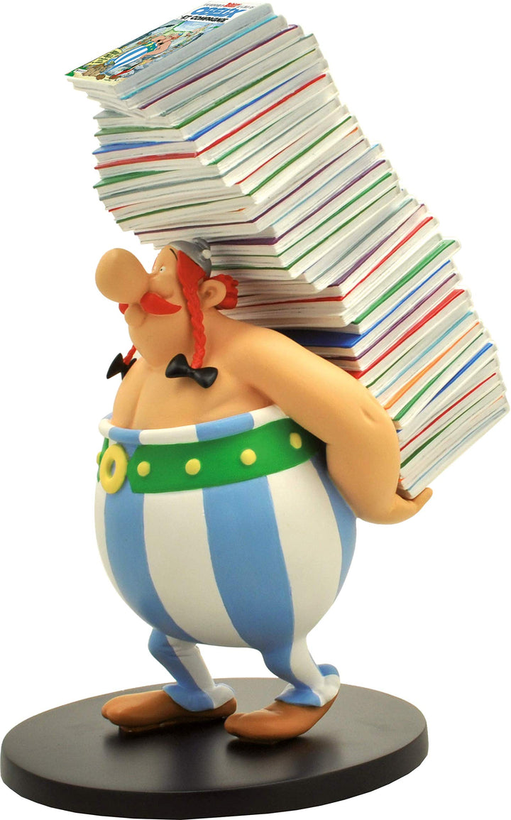 Plastoy SAS 124 - Obelix trägt Bücherstapel, 14.00 x 13.00 x 25.00