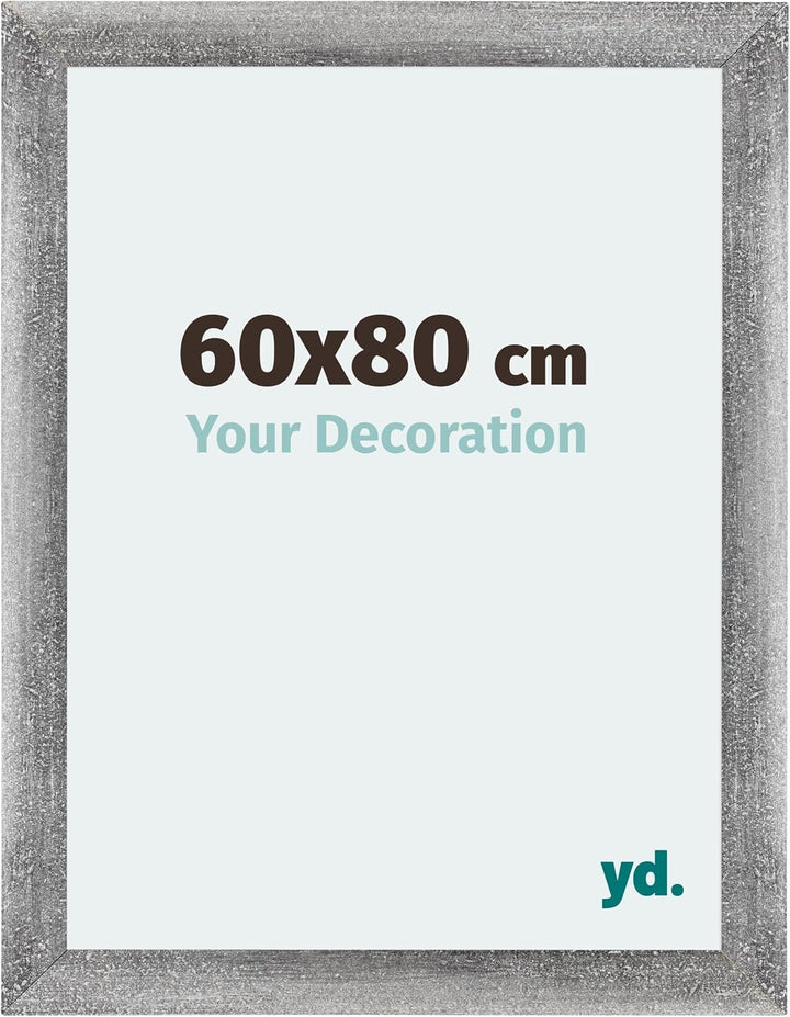 yd. Your Decoration - Bilderrahmen 60x80 cm - Bilderrahmen aus MDF mit Acrylglas - Antireflex - Ausg