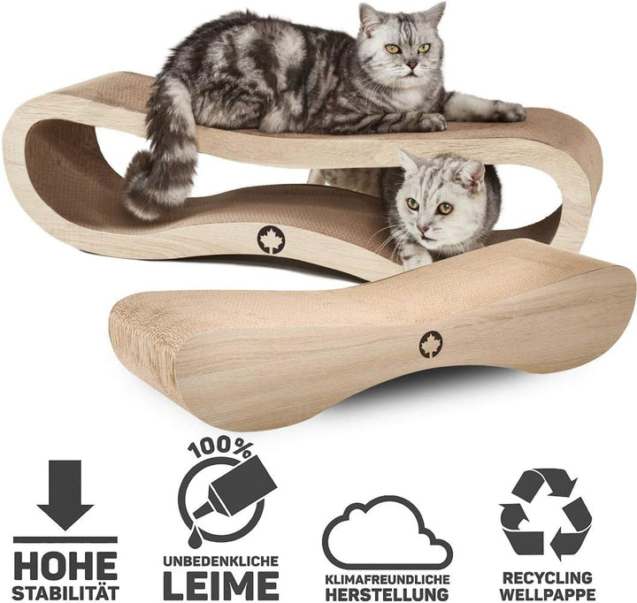 CanadianCat Company | MEGA SPARPACK XXL | Orbit und Satellite 2.0 im Set | Natur | mit Katzenminze |