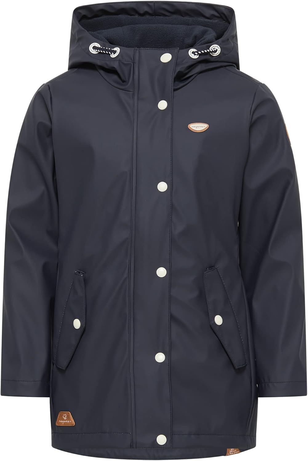 Ragwear Marjanka Mädchen Jacke Regenjacke Übergangsjacke Kinder Regenmantel Mantel Coat 128 Navy, 12