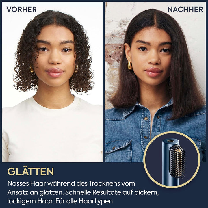 BaByliss Air Wand - Haartrockner, Glätteisen and Styler in einem, Wet to Dry, Anti-Frizz Ionen-Techn