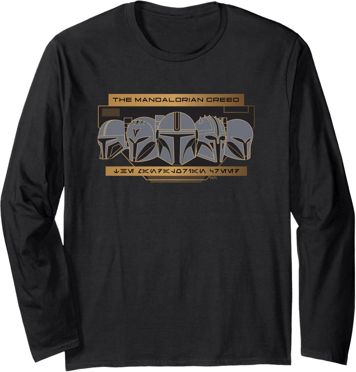 Star Wars The Mandalorian Season 3 The Mandalorian Creed Langarmshirt