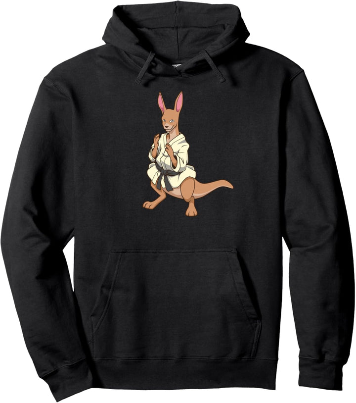 Comic Känguru macht Judo Pullover Hoodie