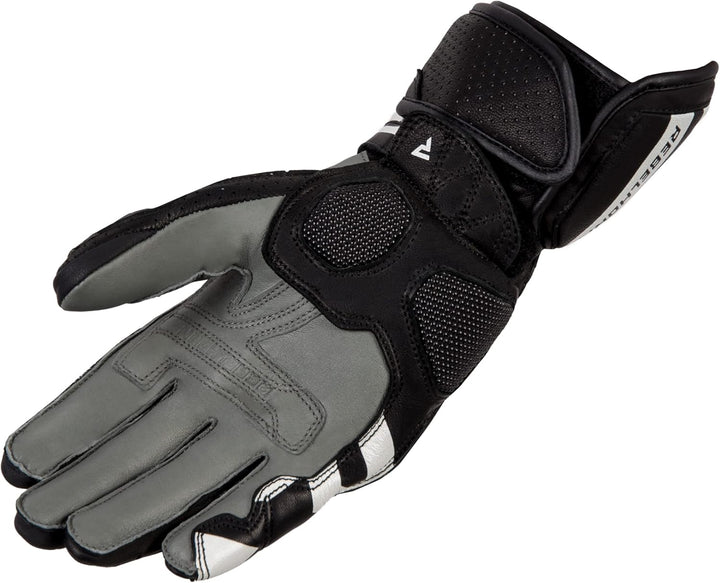 REBELHORN Fighter Motorradhandschuhe Herren | Känguru und Ziegenleder | Knöchel- und Fingerschutz |