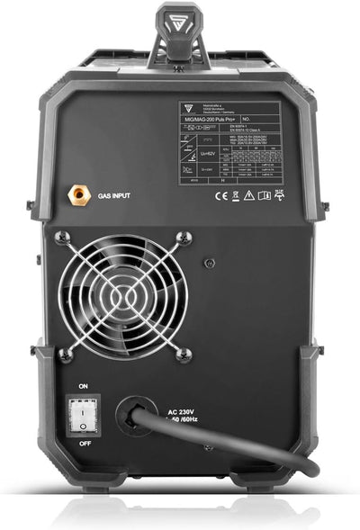 STAHLWERK Schweissgerät MIG MAG 200 Spot Puls Pro, Vollsynergischer IGBT Inverter, 5 in 1 Kombigerät