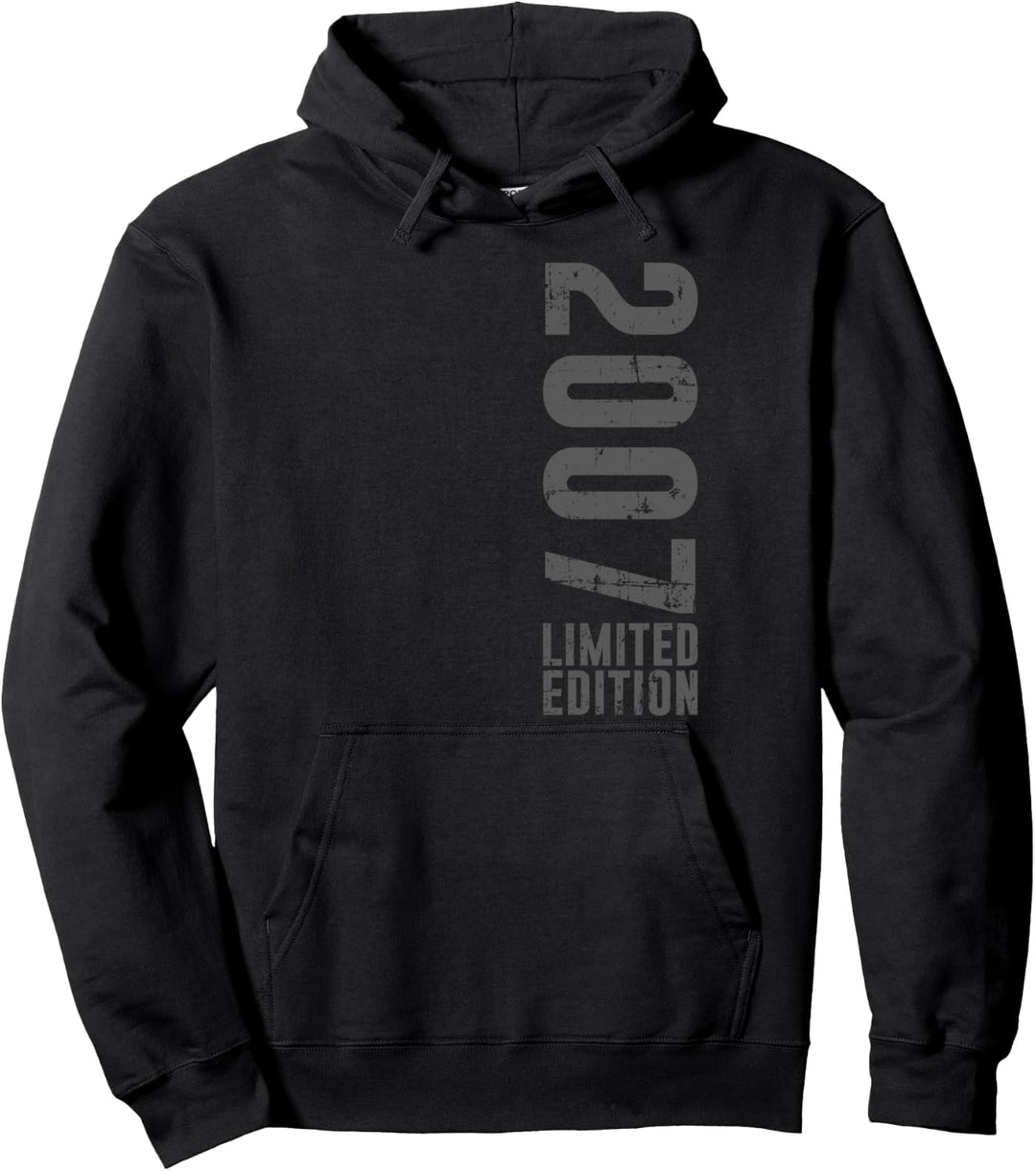 Geburtstag Design limitierte Auflage und Vintage, geboren im Jahr 2007 Pullover Hoodie