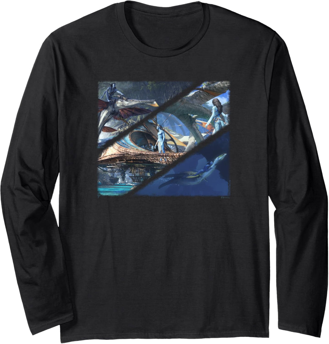Art of Avatar Collection: Art of Avatar Collage Langarmshirt