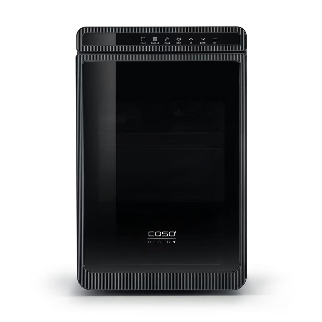 CASO Clear Ice Advanced Eiswürfelbereiter mit Kompressor – Leise 48 dB, klare &amp; matte Eiswürfel, 8–1
