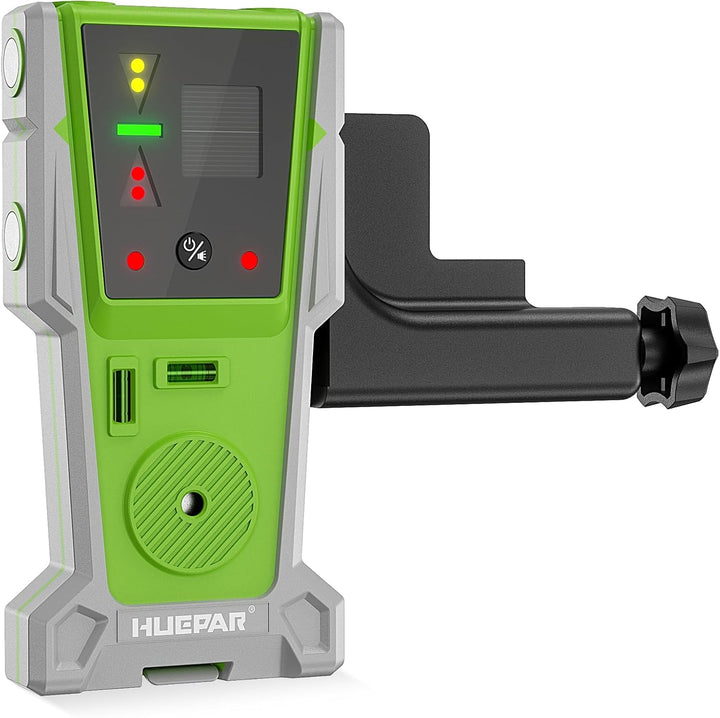 Huepar LR-8RG Laserdetektor für Lasernivellierung, digitaler Laserempfänger für grünen und roten Str
