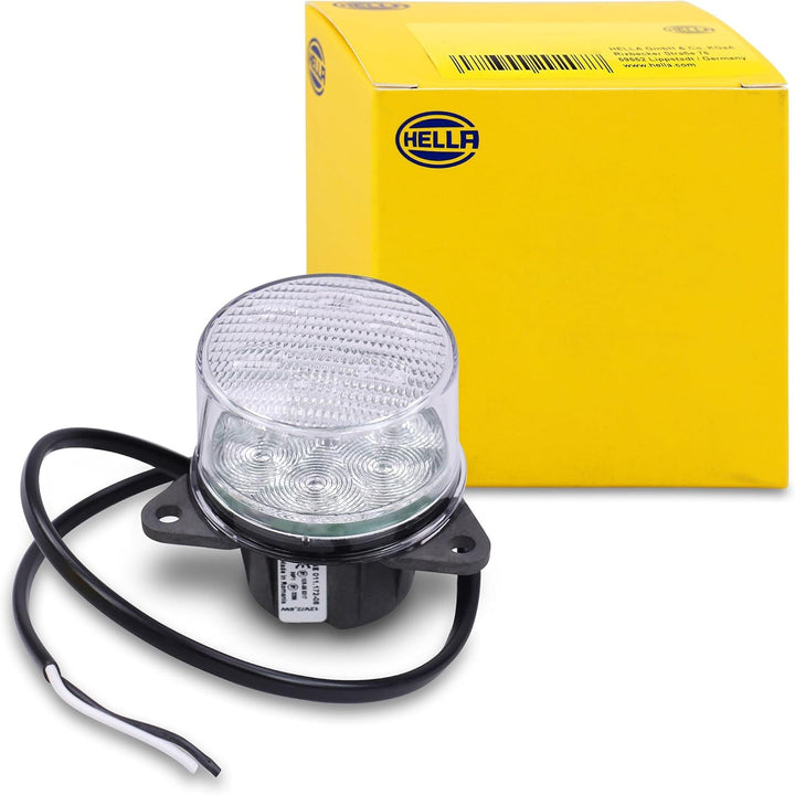 HELLA - Nebelschlussleuchte - LED - 12V - Anbau - Lichtscheibenfarbe: glasklar - Kabel: 500mm - Stec