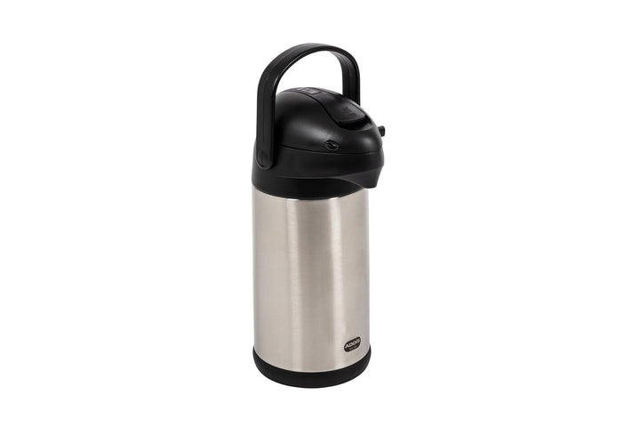 Emsa 637301600 President Pump-Isolierkanne | Füllvolumen: 3 Liter | 12 h heiss | Abnehmbarer Pump Ko