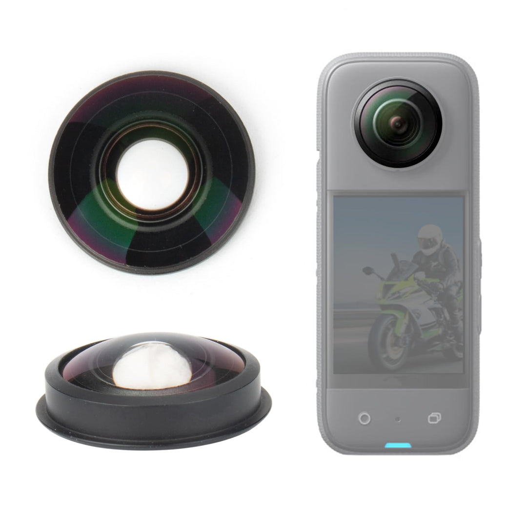 Ersatz-Objektiv für Insta360 X4 Action-Kamera-Objektiv-Reparaturteil (Version 2 – mit Rand) Version