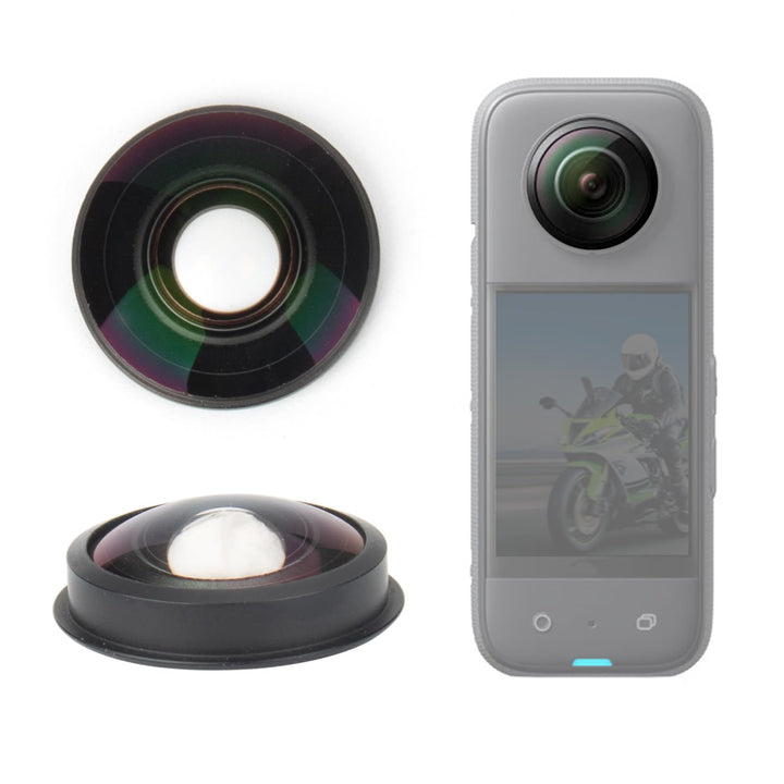 Ersatz-Objektiv für Insta360 X4 Action-Kamera-Objektiv-Reparaturteil (Version 2 – mit Rand) Version