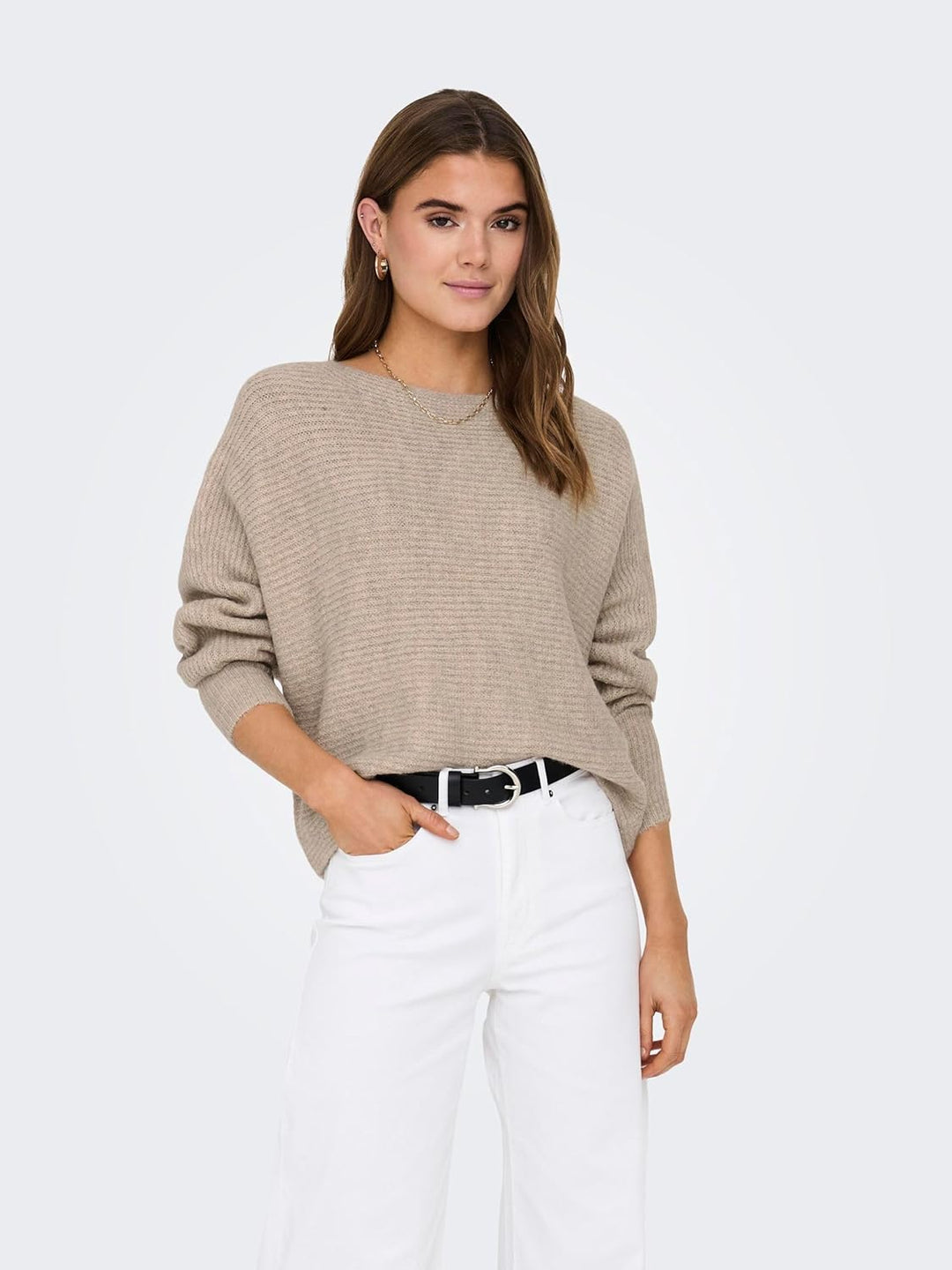 ONLY Damen Onldaniella L/S KNT Noos Pullover XS Nomad, XS Nomad