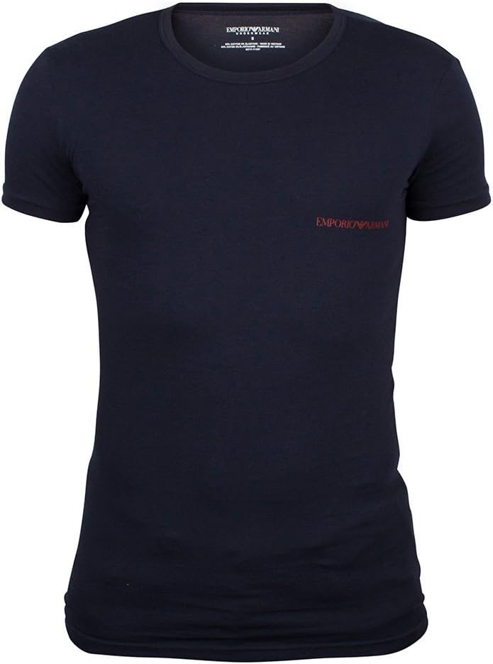 Emporio Armani Zwei Pack Rundhals t-Shirt XL Marine & Rot