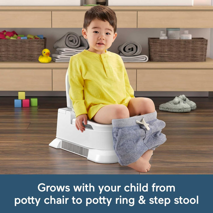 Fisher-Price GPN14-4-in-1 Premium Töpfchen – mitwachsendes Töpfchen, mit realistischen Geäruschen &
