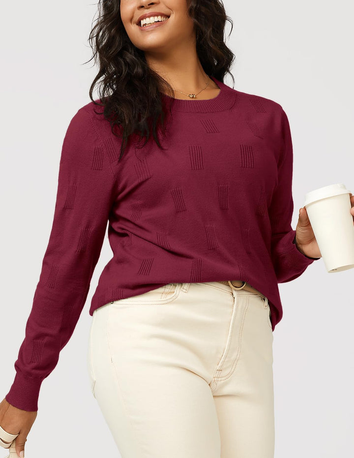 Arach&Cloz Pullover Damen Kurzarm/Langarm Elegant Herbst Winter Strickpullover Rundhals Pulli Sweats