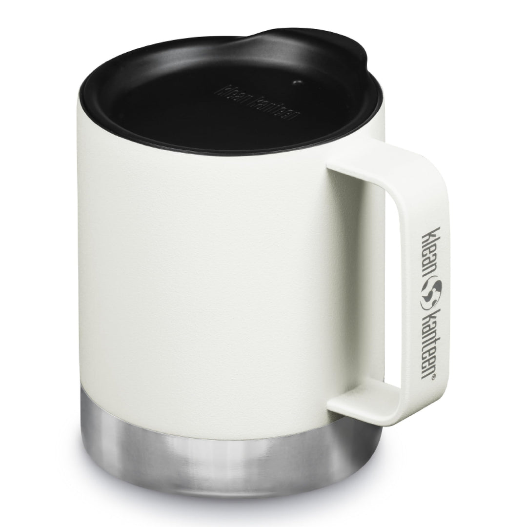 Klean Kanteen Isolierter Campingbecher, 340 ml, Mattweiss 1 Count (Pack of 1) Matt Weiss, 1 Count (P