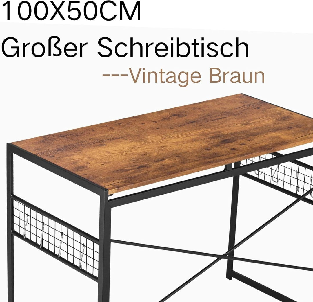 FurnitureR Arbeitstisch Lebensmittel faltbar 100x50cm - Klapptisch Gastro mit Stahlrahmen, rostfrei,