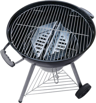 GFTIME Holzkohlekörbe für Weber Holzkohlengrills von 47, 57, 67cm, 7403 Holzkohle Briquette Fuel Hal