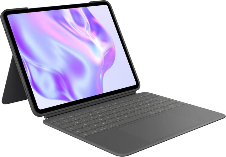 Logitech Combo Touch iPad Pro 13 Zoll (M4) (2024) Tastatur-Case – Abnehmbare Tastatur mit Hintergrun