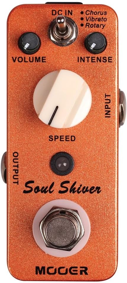 Mooer Soul Shiver - Chorus/Vibrato/Vibe Pedal Soul Shiver Multi-Modulation, Soul Shiver Multi-Modula
