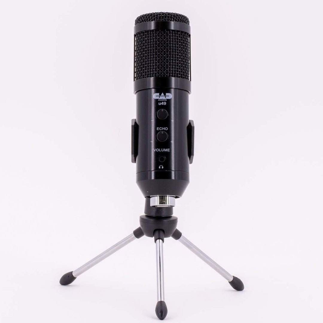 CAD Audio U49 USB Grossmembran Kondensatormikrofon (Charakteristik: Niere, 20 Hz - 20 kHz, integrier