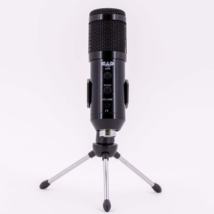 CAD Audio U49 USB Grossmembran Kondensatormikrofon (Charakteristik: Niere, 20 Hz - 20 kHz, integrier