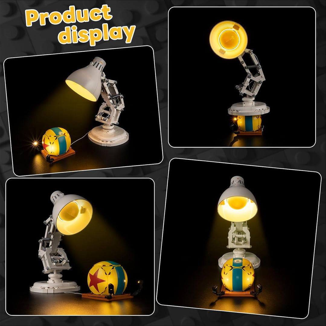Kyglaring Led Licht Kompatibel mit Lego Ideas Pixar Set 21357 Bausteine, LED Beleuchtungszubehör für