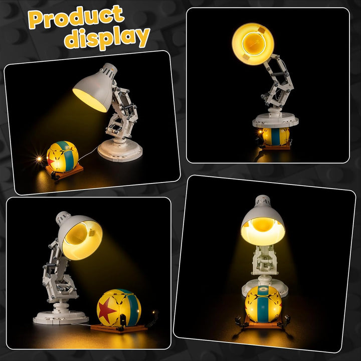 Kyglaring Led Licht Kompatibel mit Lego Ideas Pixar Set 21357 Bausteine, LED Beleuchtungszubehör für