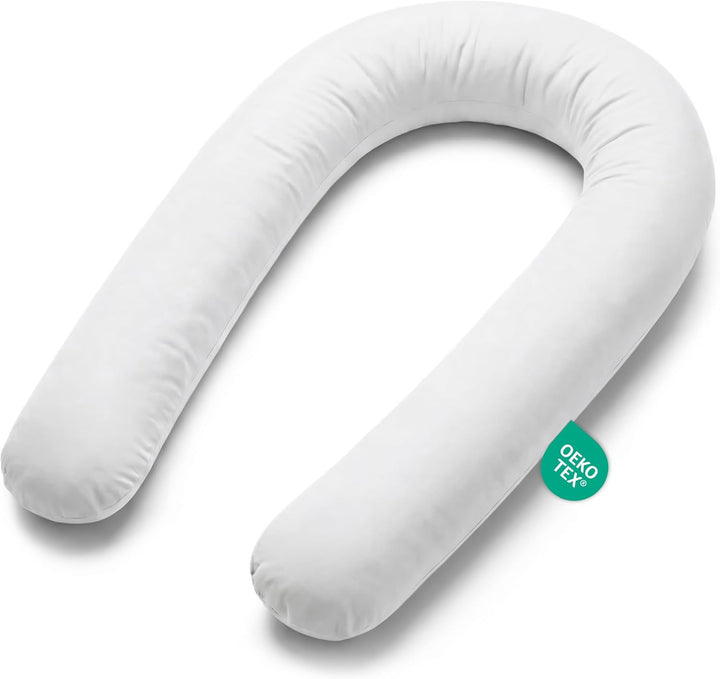 Totsy Baby Seitenschläferkissen Bettschlange Body Pillow 150 cm Baumwolle - Kopfkissen lang Bettroll